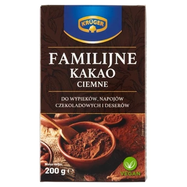 Krüger Familijne kakao extra ciemne 200 g - 1