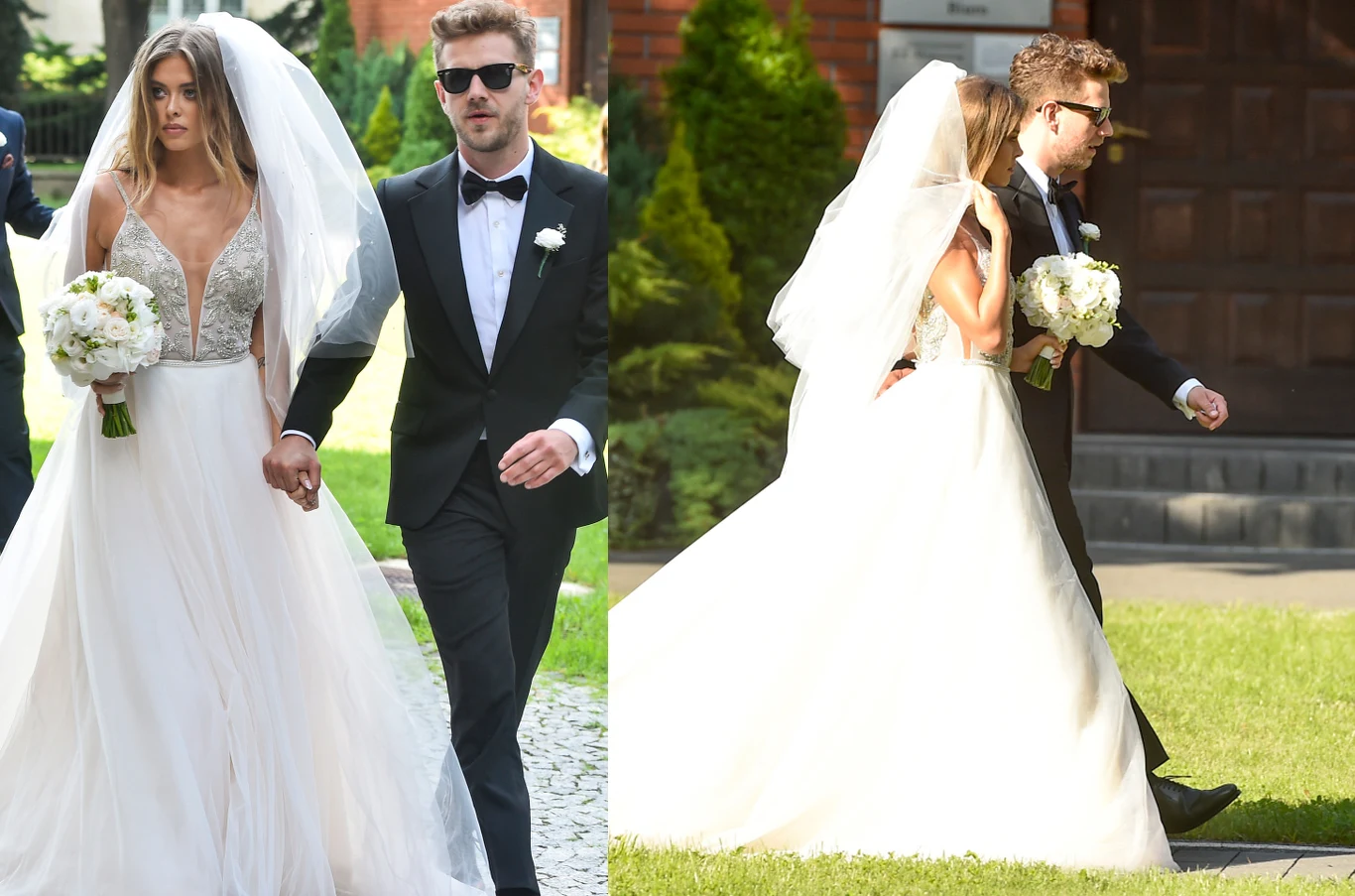 Królikowski i Opozda w dniu ślubu