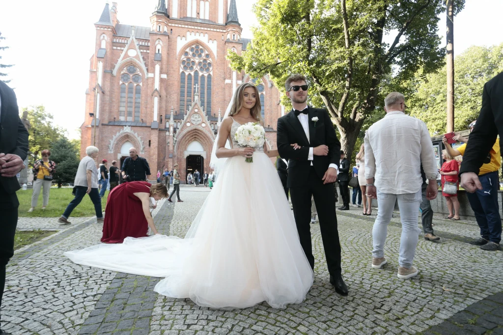 Joanna Opozda i Antoni Królikowski w dniu ślubu Joanna Opozda i Antoni Królikowski w dniu ślubu