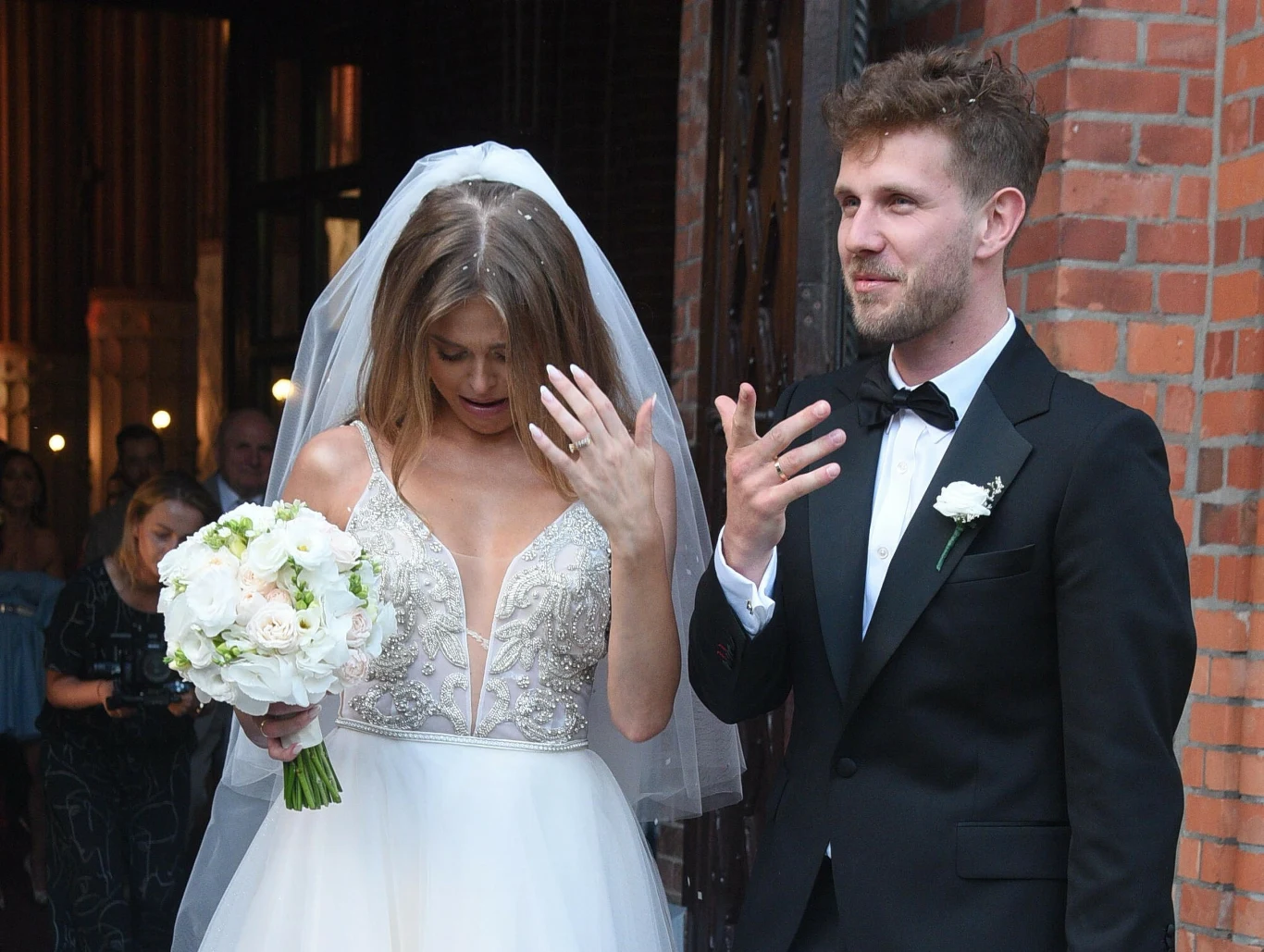 Joanna Opozda i Antoni Królikowski w dniu ślubu Joanna Opozda i Antoni Królikowski w dniu ślubu