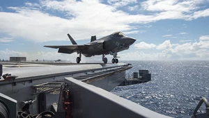 Wyciekło nagranie z wypadku F-35C na lotniskowcu USS Carl Vinson