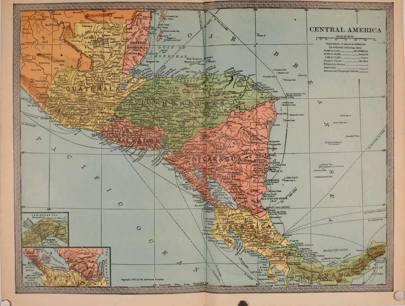 Wybrzeże Moskitów znajduje się we wschodniej części obecnej Nikaragui