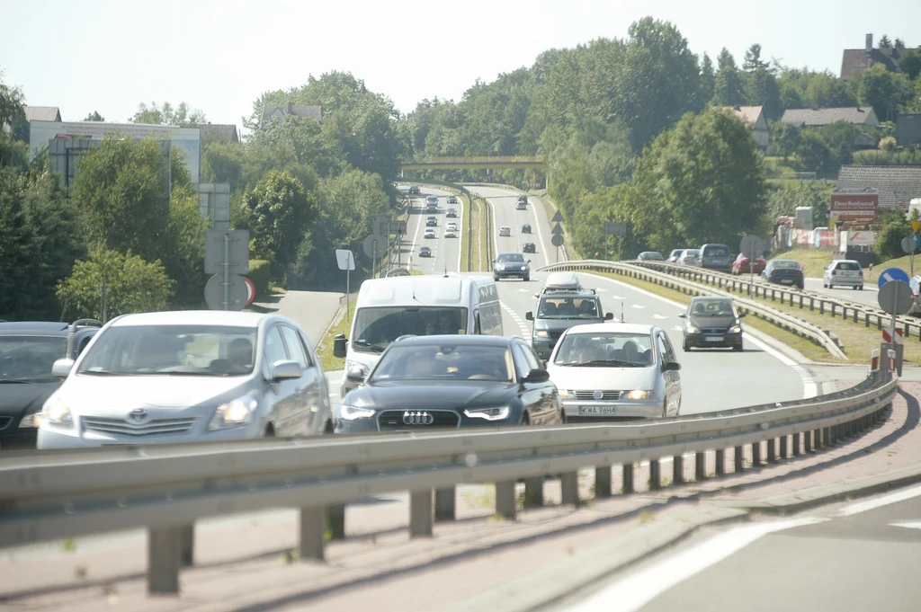 Zakopianka to droga o bardzo dużym natężeniu ruchu