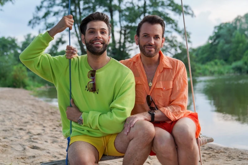 Gabriel Seweryn z partnerem Gabriel Seweryn z partnerem