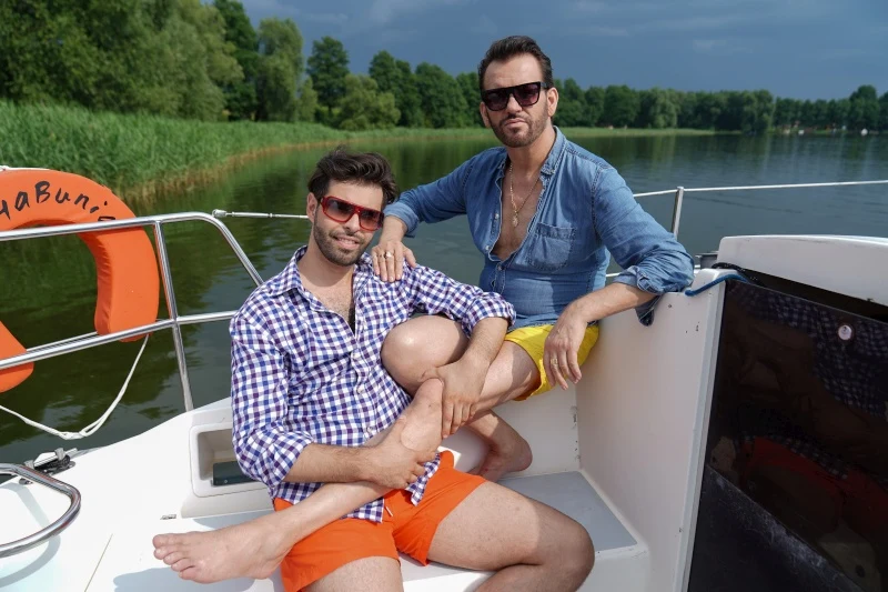 Gabriel Seweryn z partnerem Gabriel Seweryn z partnerem