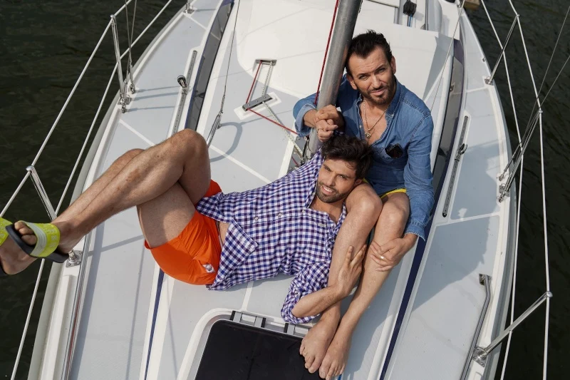 Gabriel Seweryn z partnerem Gabriel Seweryn z partnerem