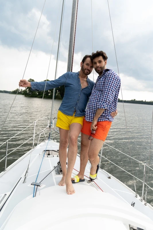 Gabriel Seweryn z partnerem Gabriel Seweryn z partnerem