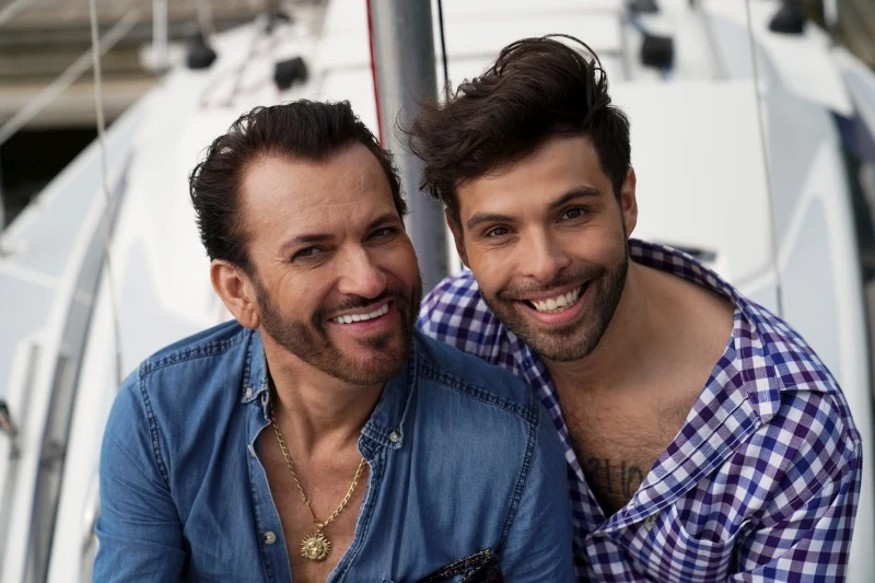 Gabriel Seweryn z partnerem