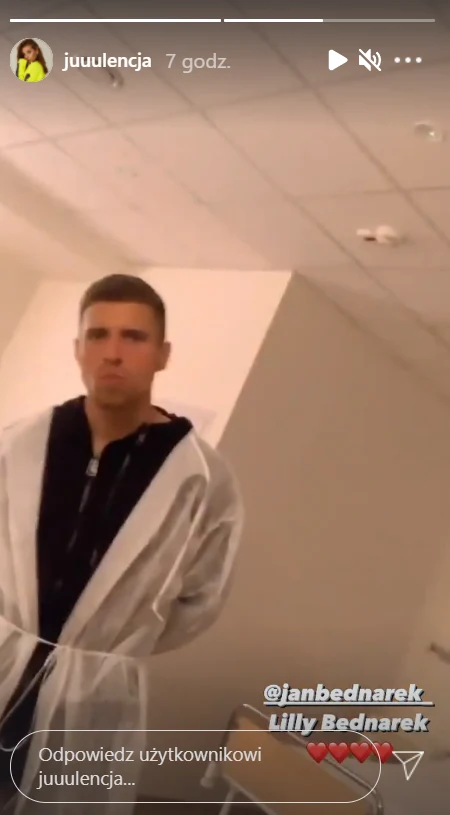 Jan Bednarek został ojcem /https://www.instagram.com/juuulencja/ Jan Bednarek został ojcem /https://www.instagram.com/juuulencja/