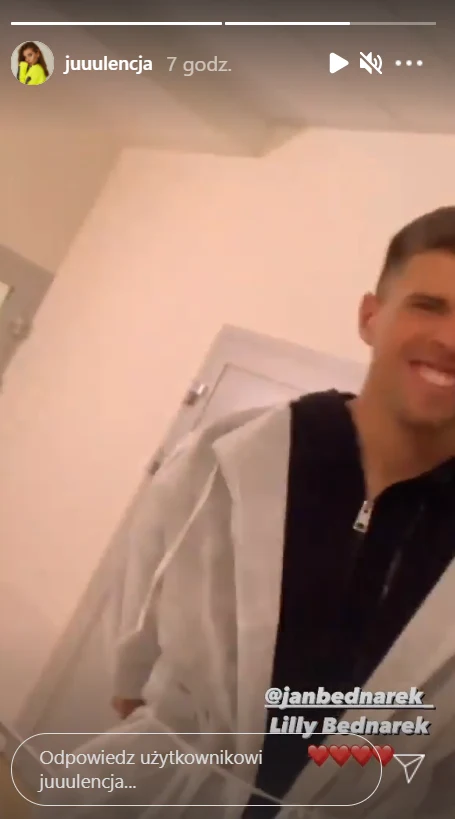 Bednarek został ojcem/https://www.instagram.com/juuulencja/ Bednarek został ojcem/https://www.instagram.com/juuulencja/
