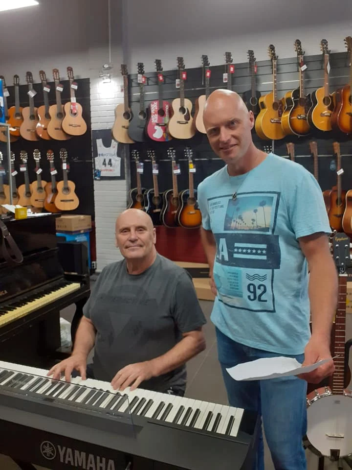 Marian Lichtman z Krzysztofem Krawczykiem juniorem Marian Lichtman z Krzysztofem Krawczykiem juniorem