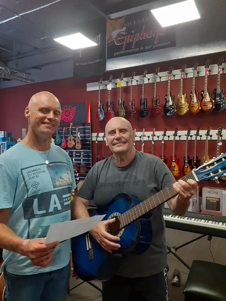 Marian Lichtman z Krzysztofem Krawczykiem juniorem Marian Lichtman z Krzysztofem Krawczykiem juniorem