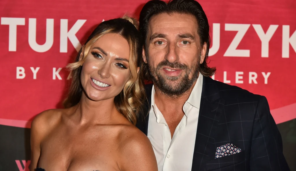 Tomasz Iwan i Karolina Woźniak na pierwszym wspólnym oficjalnym wyjściu