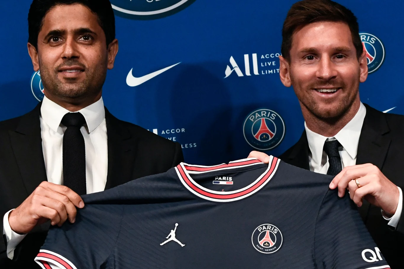 Lionel Messi i Nasser Al-Khelaifi