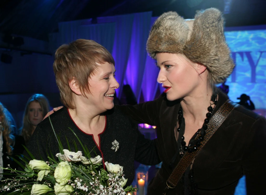 Ilona Łepkowska i Małgorzata Kożuchowska w 2006 roku