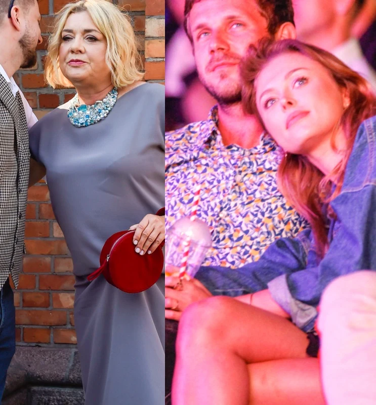 Małgorzata Ostrowska-Królikowska i Antek Królikowski z Joanną Opozdą Małgorzata Ostrowska-Królikowska i Antek Królikowski z Joanną Opozdą