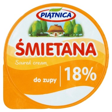 Piątnica Śmietana do zupy 18% 200 g - 1