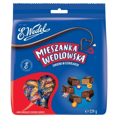 E. Wedel Mieszanka Wedlowska Cukierki w czekoladzie 229 g - 1