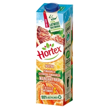 Hortex Nektar pomarańcza mandarynka czerwona pomarańcza 1 l  - 2