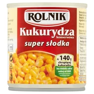 Rolnik Kukurydza konserwowa super słodka 150 g