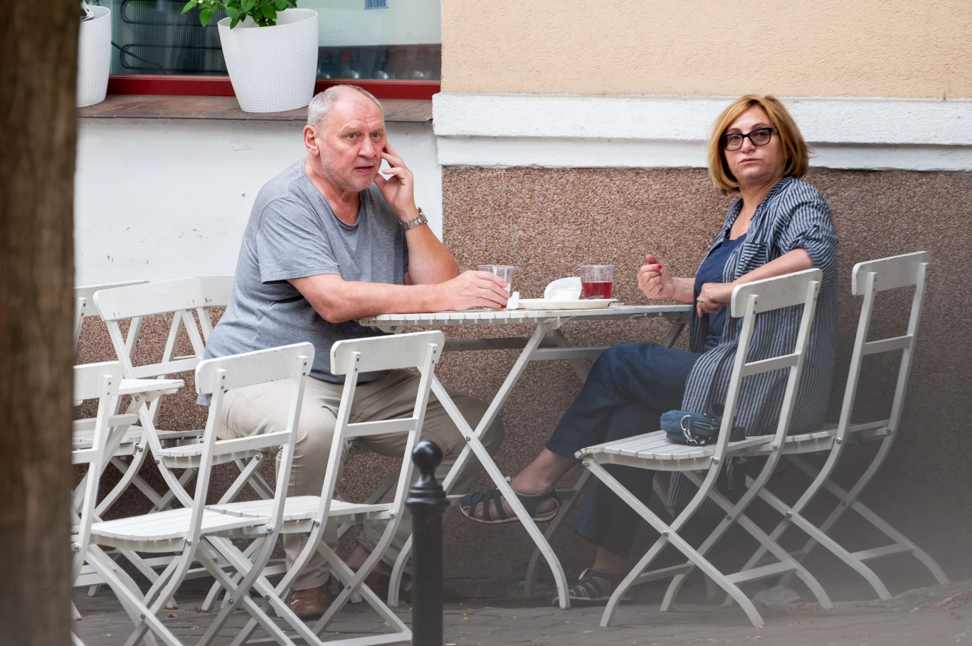 Andrzej Grabowski i Aldona Grochal w Sopocie Andrzej Grabowski i Aldona Grochal w Sopocie