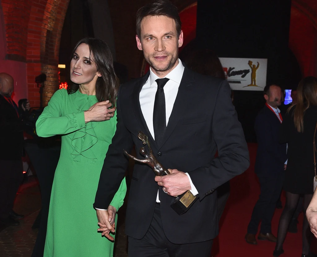 Tomasz Wolny z żoną Tomasz Wolny z żoną