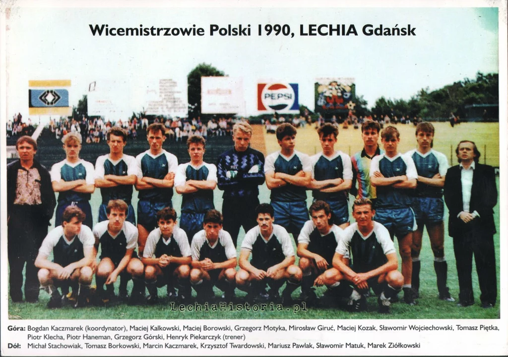 Juniorzy Lechii Gdańsk - wicemistrzowie Polski juniorów z 1990 r. / Lechia Historia Juniorzy Lechii Gdańsk - wicemistrzowie Polski juniorów z 1990 r. / Lechia Historia