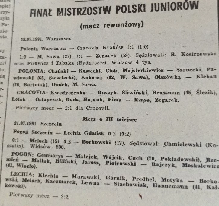 "Piłka Nożna" lipiec 1990 r. "Piłka Nożna" lipiec 1990 r.
