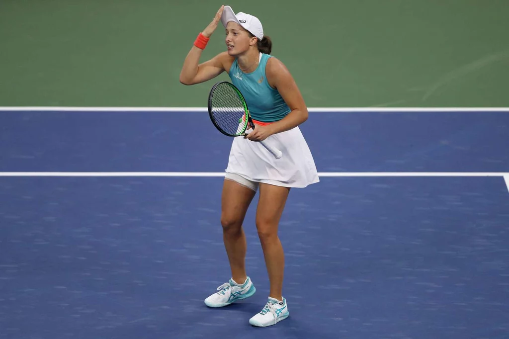 Iga Świątek podczas ubiegłorocznego US Open Iga Świątek podczas ubiegłorocznego US Open