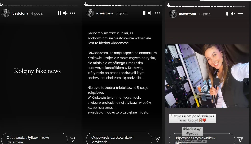 Ida Nowakowska dementuje plotki /instagram.com/idavictoria// Ida Nowakowska dementuje plotki /instagram.com/idavictoria//
