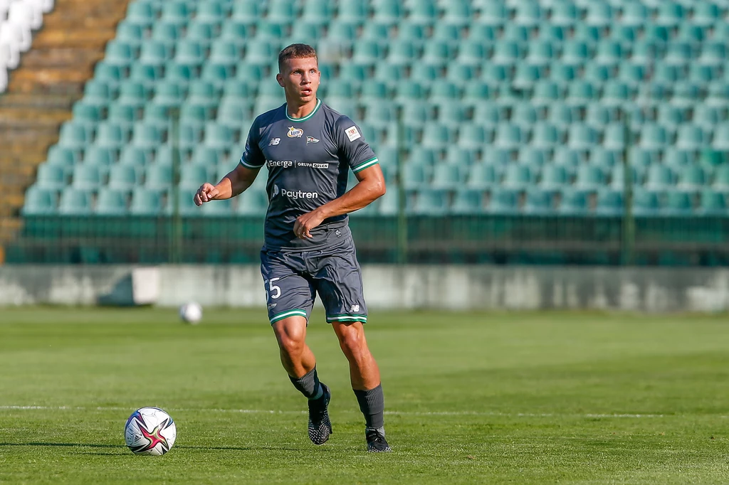 Bartosz Brylowski w sparingu Lechii Gdańsk Bartosz Brylowski w sparingu Lechii Gdańsk