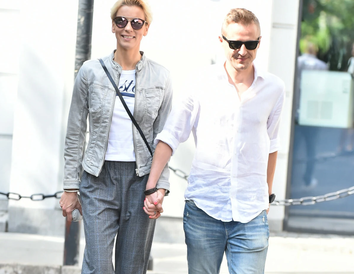 Anita Werner z partnerem