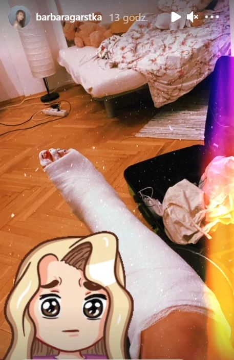 Barbara Garstka miała wypadek