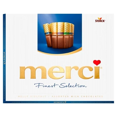 merci Finest Selection Kolekcja czekoladek mlecznych 250 g - 0