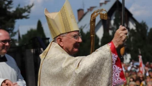 Abp Marek Jędraszewski podczas uroczystości w Ludźmierzu