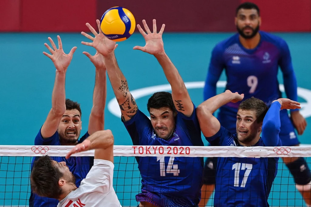Michał Kubiak w meczu z Francją podczas igrzysk olimpijskich w Tokio Michał Kubiak w meczu z Francją podczas igrzysk olimpijskich w Tokio