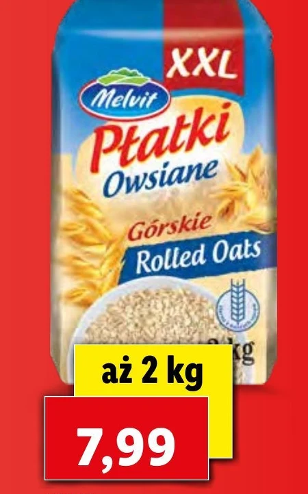 Płatki owsiane Melvit