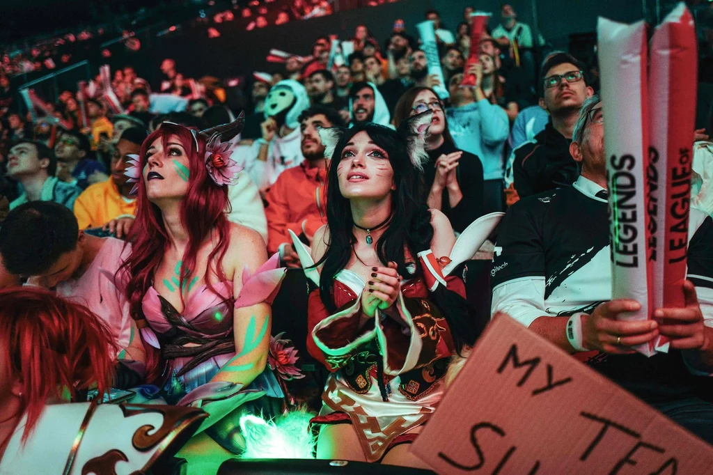 Fani podczas League of Legends European Championship w 2019 roku