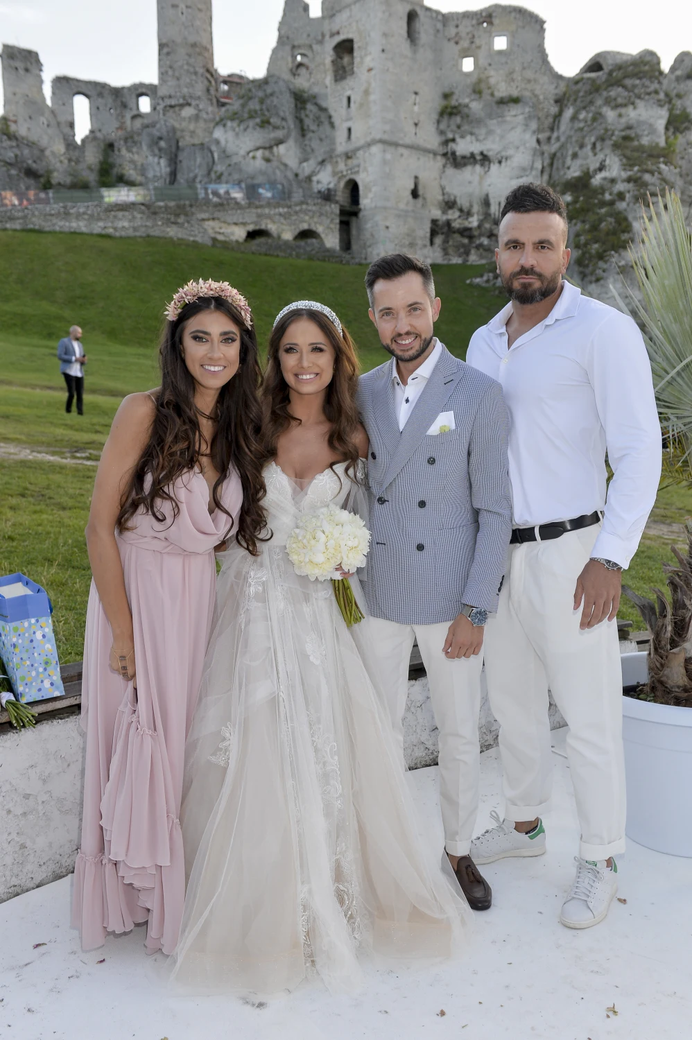 Agnieszka Mrozińska, Alex Caprice z Mają Hyży i jej partnerem Agnieszka Mrozińska, Alex Caprice z Mają Hyży i jej partnerem