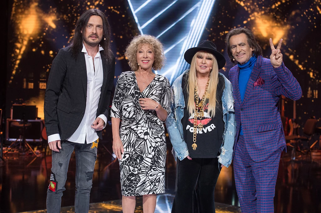 Nowy skład trenerski "The Voice Senior" - od lewej: Piotr Cugowski, Alicja Majewska, Maryla Rodowicz i Witold Paszt