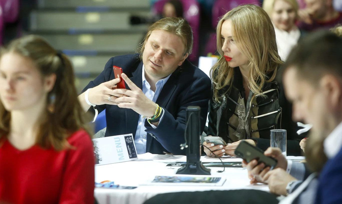 Piotr Woźniak-Starak z żoną Agnieszką Piotr Woźniak-Starak z żoną Agnieszką