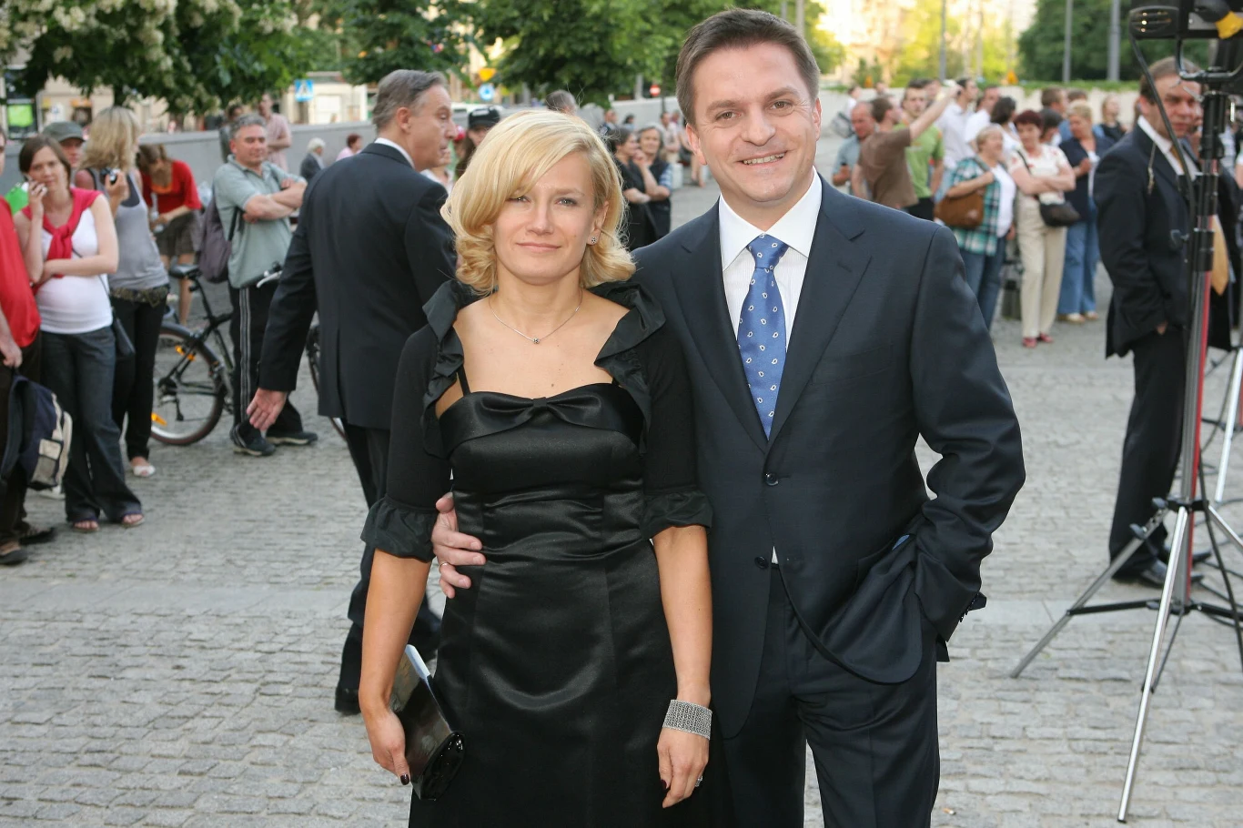 Bogdan Rymanowski z żoną
