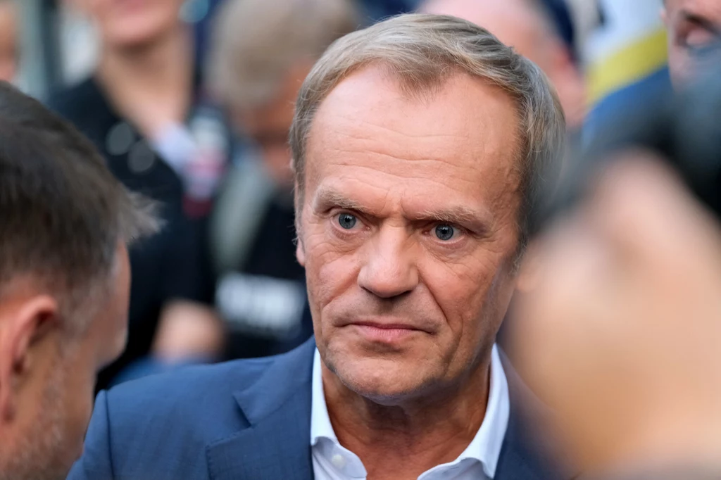 Szef PO Donald Tusk.