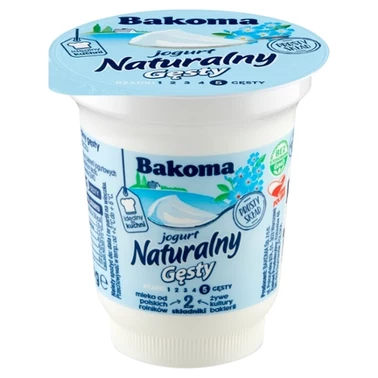 Bakoma Jogurt naturalny gęsty 150 g - 8