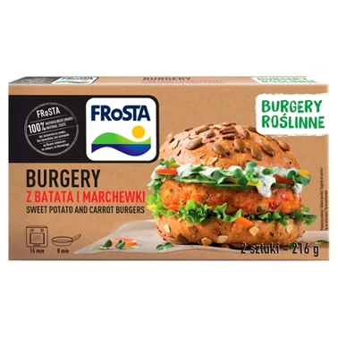 FRoSTA Burgery z batata i marchewki 216 g (2 sztuki) - 1