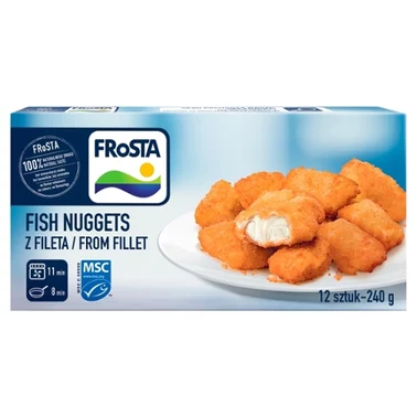 FRoSTA Fish Nuggets Mini porcje z filetów rybnych w chrupiącej panierce 240 g (12 sztuk) - 1