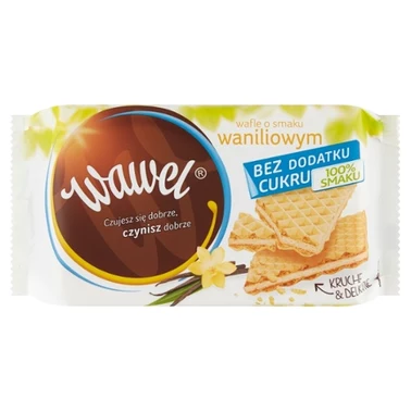 Wawel Wafle waniliowe bez dodatku cukru 110 g - 1