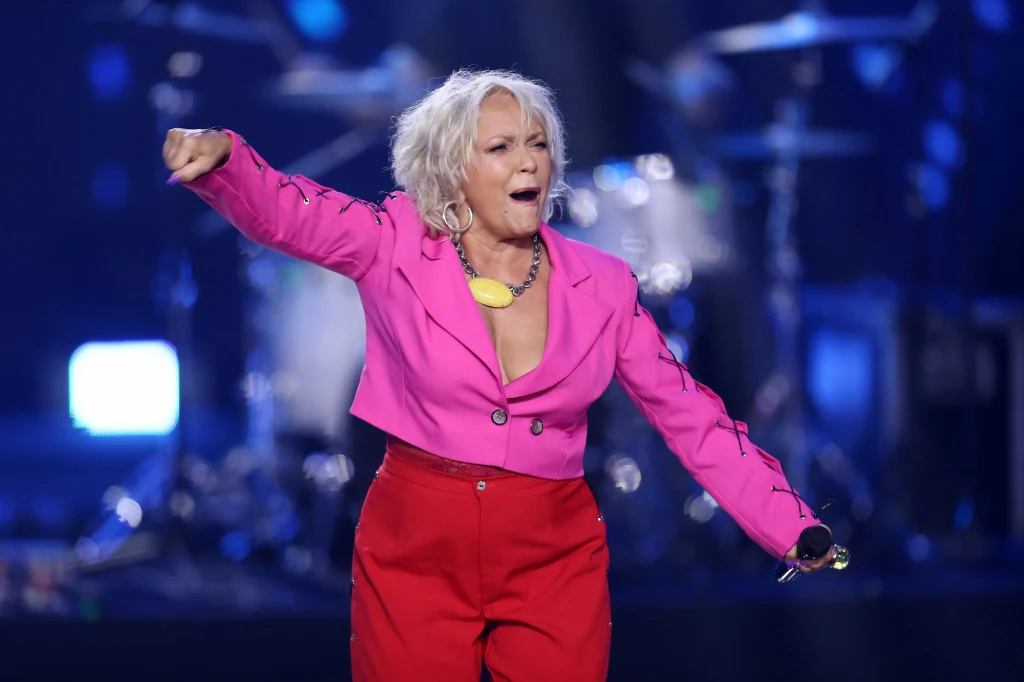 Małgorzata Ostrowska na festiwalu w Sopocie Małgorzata Ostrowska na festiwalu w Sopocie