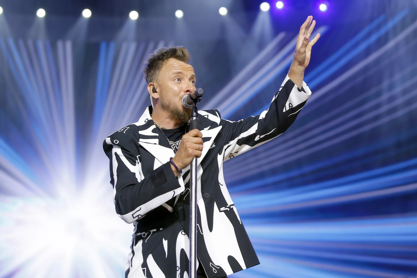 Pierwszego dnia imprezy odbył się koncert z okazji 120-lecia Sopotu. Na zdjęciu Piotr Kupicha