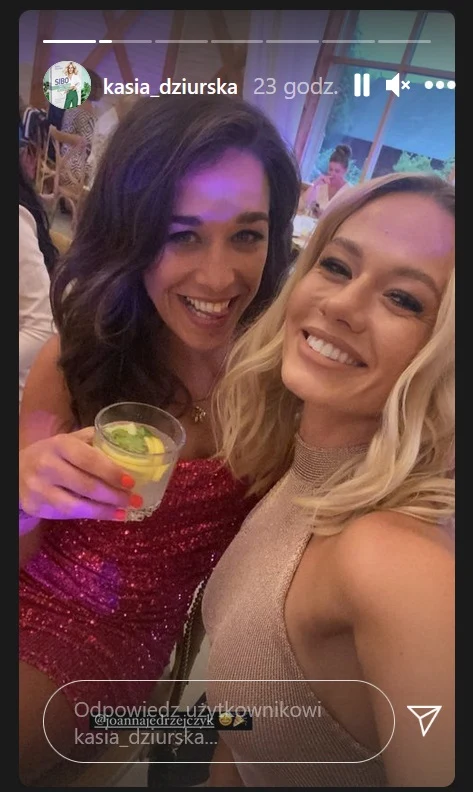 Joanna Jędrzejczyk i Kasia Dziurska